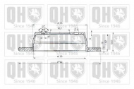 Тормозной диск QUINTON HAZELL BDC4671