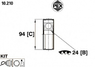 Шарнир PEX 10.210