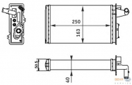 Теплообменник HELLA 8FH 351 313-041