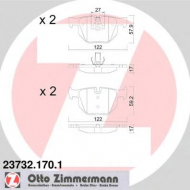 Комплект тормозных колодок ZIMMERMANN 23732.170.1