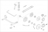 Подвеска колеса DELPHI FORD-05185-R