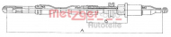 Трос METZGER 11.584