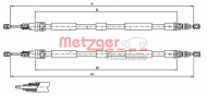 Трос METZGER 11.6797