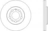 Тормозной диск HELLA 8DD 355 107-591