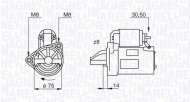 Стартер MAGNETI MARELLI 063522611010