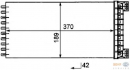 Теплообменник BEHR HELLA SERVICE 8FH 351 029-081