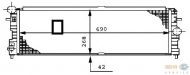 Теплообменник BEHR HELLA SERVICE 8MK 376 711-741