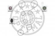 Ременный комплект OPTIMAL SK-1668