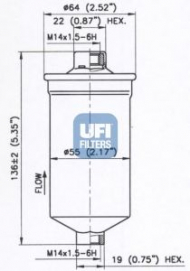Фильтр UFI 31.770.00