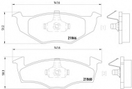 Комплект тормозных колодок PAGID T1143