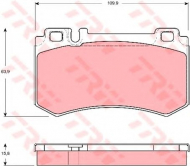 Комплект тормозных колодок TRW GDB1544
