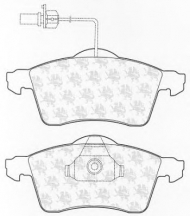 Комплект тормозных колодок QH Benelux BP1272