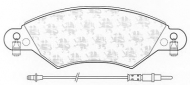 Комплект тормозных колодок QH Benelux BP1289