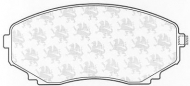 Комплект тормозных колодок QH Benelux BP1024