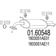 Амортизатор MTS 01.60548