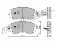 Комплект тормозных колодок TRUSTING 516.1
