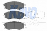 Комплект тормозных колодок KAVO PARTS KBP-7504