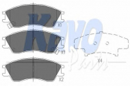 Комплект тормозных колодок KAVO PARTS KBP-8012