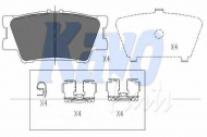 Комплект тормозных колодок KAVO PARTS KBP-9086