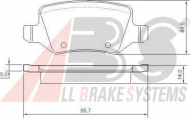 Комплект тормозных колодок A.B.S. 37146 OE