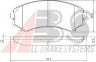 Комплект тормозных колодок A.B.S. 37203