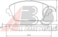 Комплект тормозных колодок A.B.S. 37205