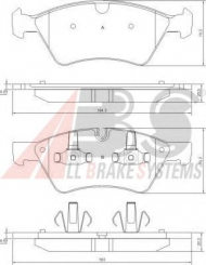 Комплект тормозных колодок A.B.S. 37507