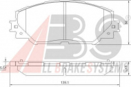 Комплект тормозных колодок A.B.S. 37544