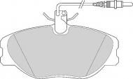 Комплект тормозных колодок NECTO FD6612A