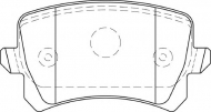 Комплект тормозных колодок NECTO FD7350A
