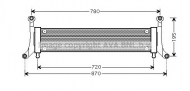 Теплообменник AVA QUALITY COOLING VW2278