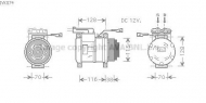 Компрессор AVA QUALITY COOLING IVK074