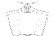 Комплект тормозных колодок DURON DBP341727