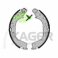 Комлект тормозных накладок KAGER 34-0104