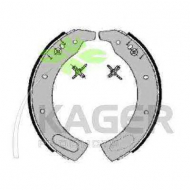 Комлект тормозных накладок KAGER 34-0316