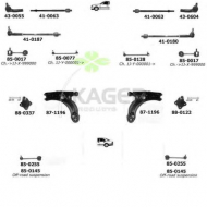 Подвеска колеса KAGER 80-0394