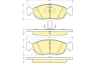 Комплект тормозных колодок GIRLING 6113222