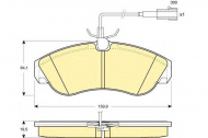 Комплект тормозных колодок GIRLING 6114261