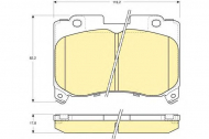 Комплект тормозных колодок GIRLING 6131069