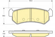 Комплект тормозных колодок GIRLING 6133489