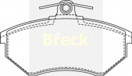 Комплект тормозных колодок BRECK 20168 10 701 00