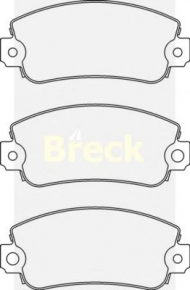 Комплект тормозных колодок BRECK 20950 00 702 10