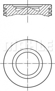 Поршень MAHLE ORIGINAL 009 68 00