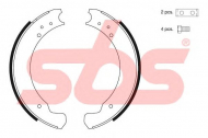 Комлект тормозных накладок sbs 18492740373