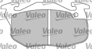 Комплект тормозных колодок VALEO 597023