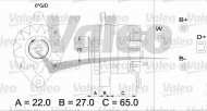 Генератор VALEO 433462