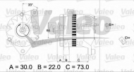 Генератор VALEO 436114