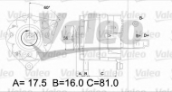 Генератор VALEO 436223