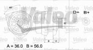 Генератор VALEO 436478