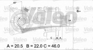 Генератор VALEO 437192